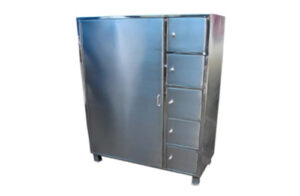 SS VISITOR APRON CABINET